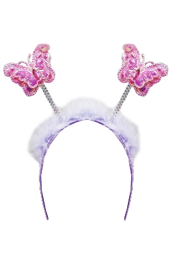 CERCHIETTO FRONTINO FARFALLA VIOLA